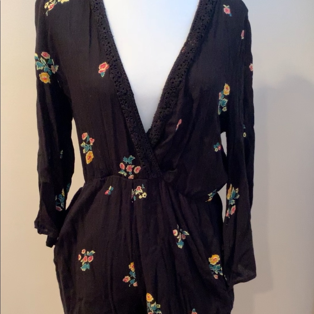 Zara floral romper. Size large